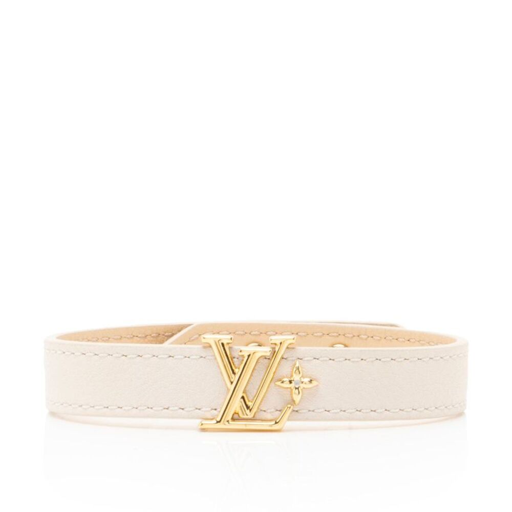 Louis Vuitton Leather LV Iconic Bracelet